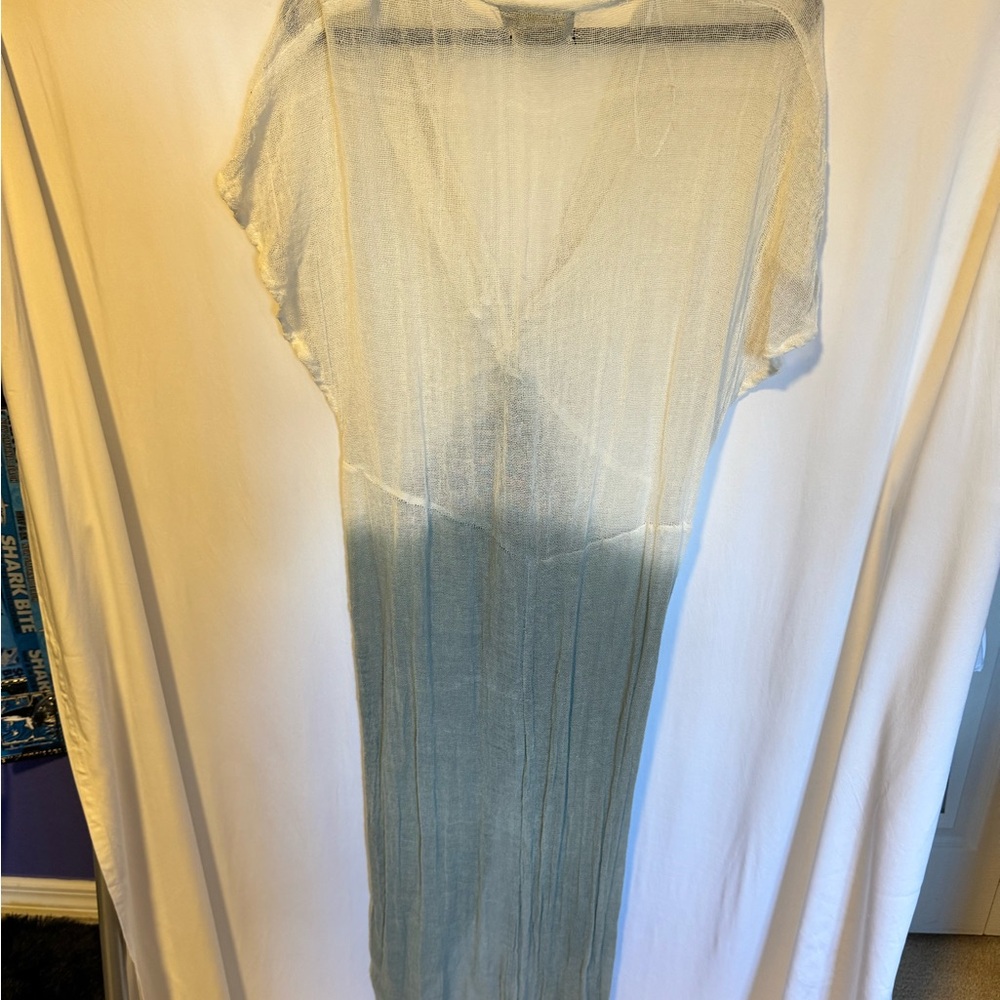 Sheer Ombre Maxi Dress